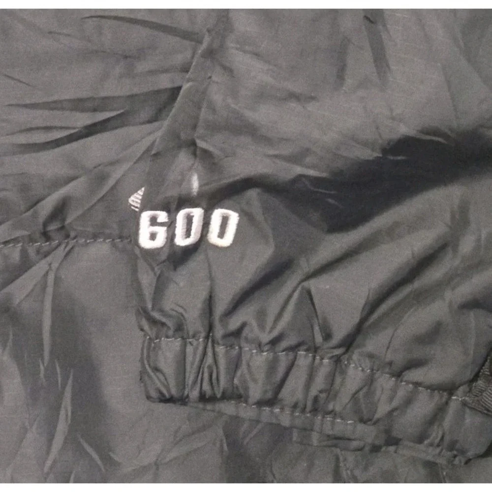 The North Face Jacket Boys Large Black 600 Down Puffer Full Zip Coat Winter